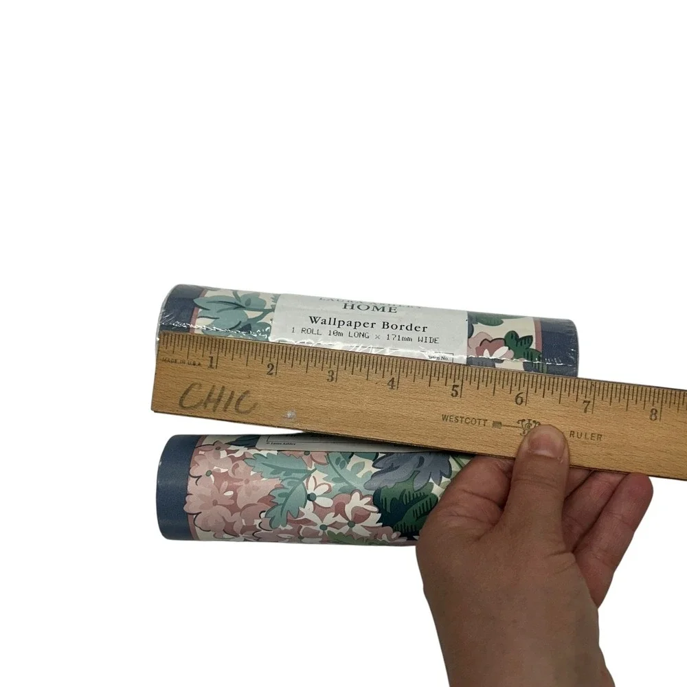 Laura Ashley Ashbourne Floral Wallpaper‎ Border 2 Rolls Vintage Cottagecore